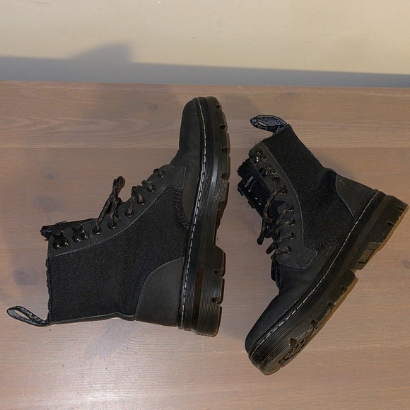 Dr. Martens Black Textile Winter Boots - Men’s Size 8 - Picture 6 of 10